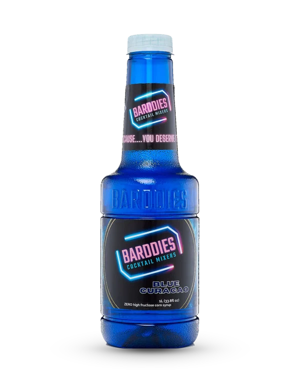 Barddies Blue Curaçao Syrup, 1L (33.8 fl oz)