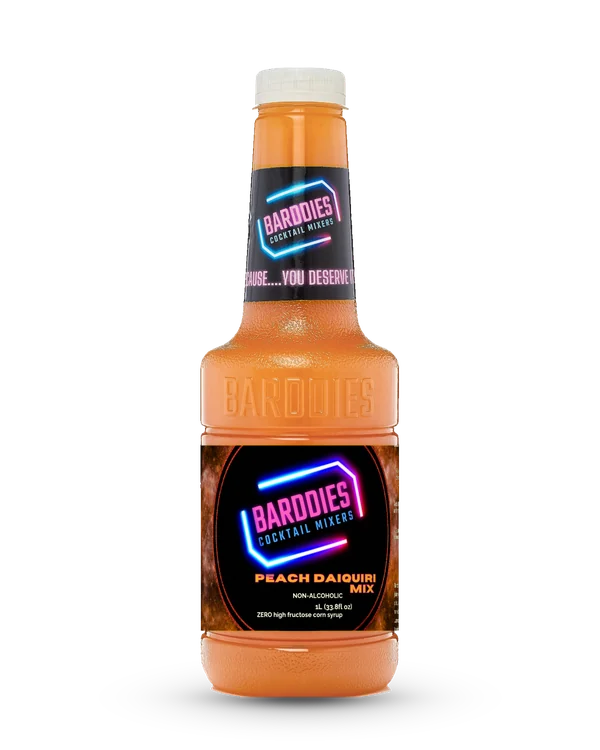 Barddies Peach Daiquiri Mix, 1L (33.8 fl oz)